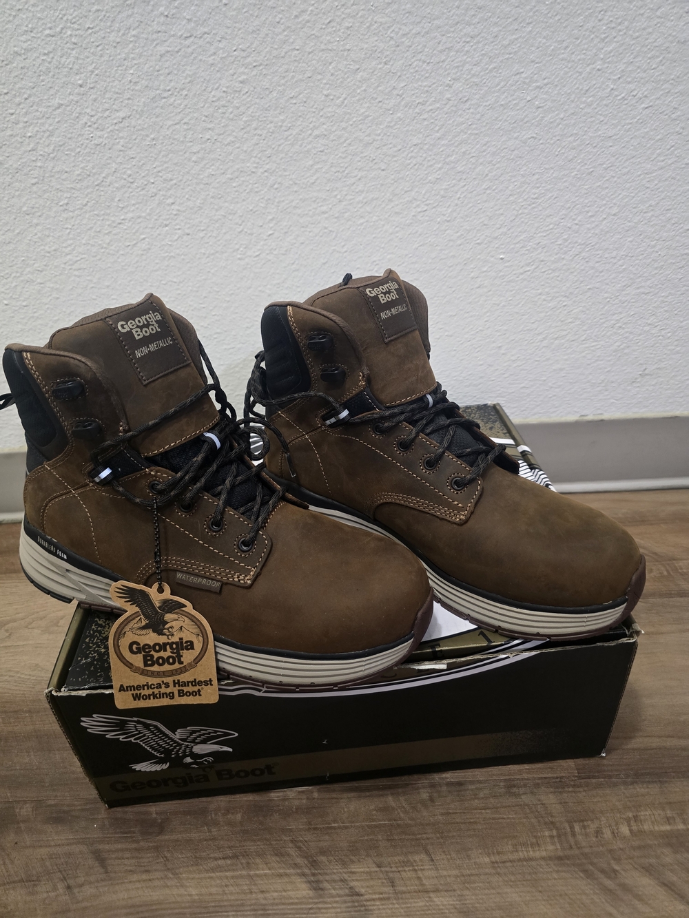 Georgia Boot DuraBlend Sport Men's 6" Work Boot - Picture 2 of 9